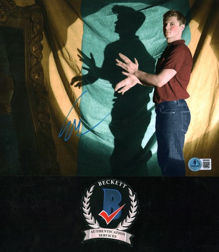 Evan Peters Signed American Horror Story Freak Show 8x10 Photo BAS COA