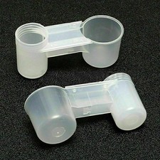 20Pcs/set Plastic Pet Bird Drinker Feeder Water Bottle Cup For Chicken Pigeon    