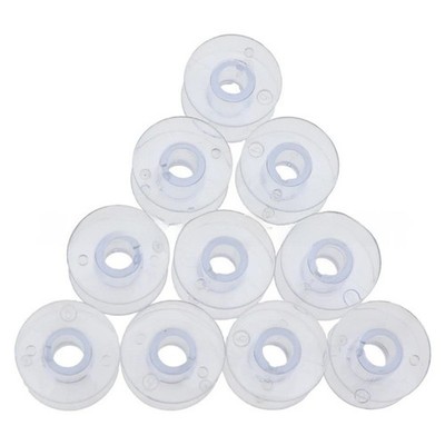 10Pcs Heavy Duty Clear Thread Spool Empty Plastic Thread Bobbins Thread Winders
