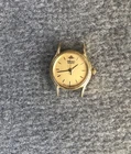 Vtg Seiko Watch Women 20mm Gold Tone 2Y01-0A10