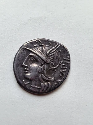 Denier argent-BAEBIA vers 144 AV JC- TTB Superbe - Photo 1/2