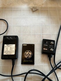 Neo Geo AES Console Bundle - Serial 018926 - 2 Controllers, Memory Card, Cables