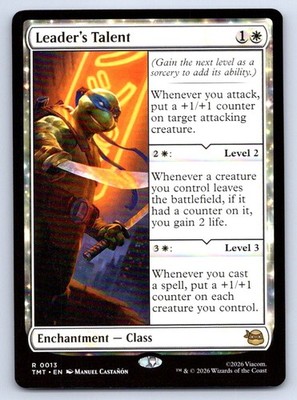 MTG Leader's Talent Normal R Teenage Mutant Ninja Turtles TMT 13 NM Magic