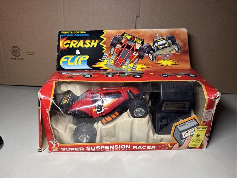 Vintage "Crash And Flip" The Fox Remote Control Car