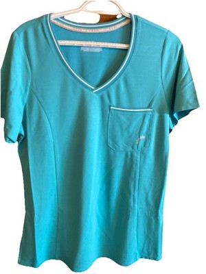 NEW SIZE S Kindly Teal V-Neck Scrub Top