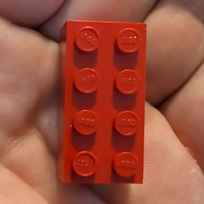 #ad #ad LEGO Red 2x4 Brick Plastic Building Block Single Part Piece $19.99