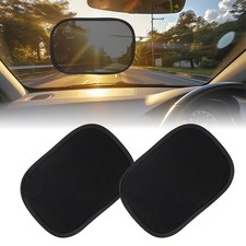 Mini Car Window Shades 2 Pack, Static Cling Car Visor for Windshield Side W...