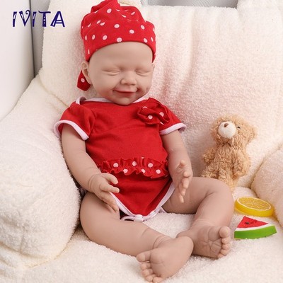 20''Lebensechtes schlafendes Mädchen Baby Silikon Reborn Babypuppe Beliebt