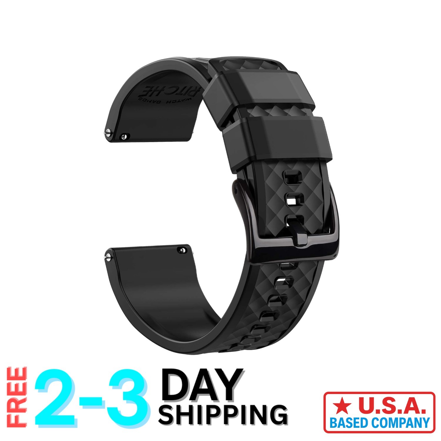 - Waterproof And Sweat Resistant, 18mm-24mm Sizes