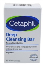 3 PACK Cetaphil Deep Cleansing Bar 4.5oz