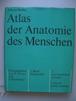 Atlas der Anatomie des Menschen Bd. 2 Eingeweide 1972 Becher: