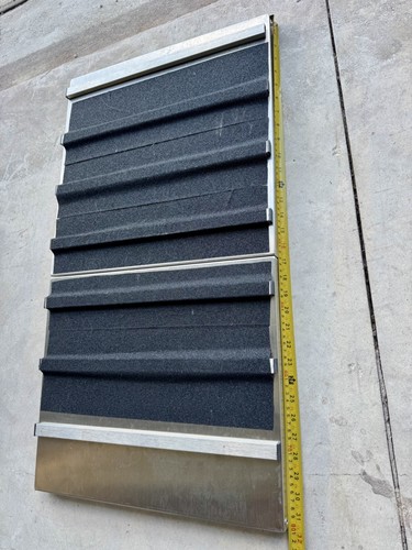 Portable Wheelchair Ramp, Aluminum Alloy Folding Handicap,NonSlip Seamless Hinge