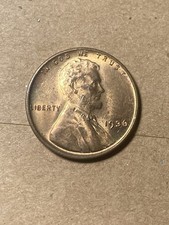 1936 Lincoln Wheat Cent - Unc - As Shown! (#1941)