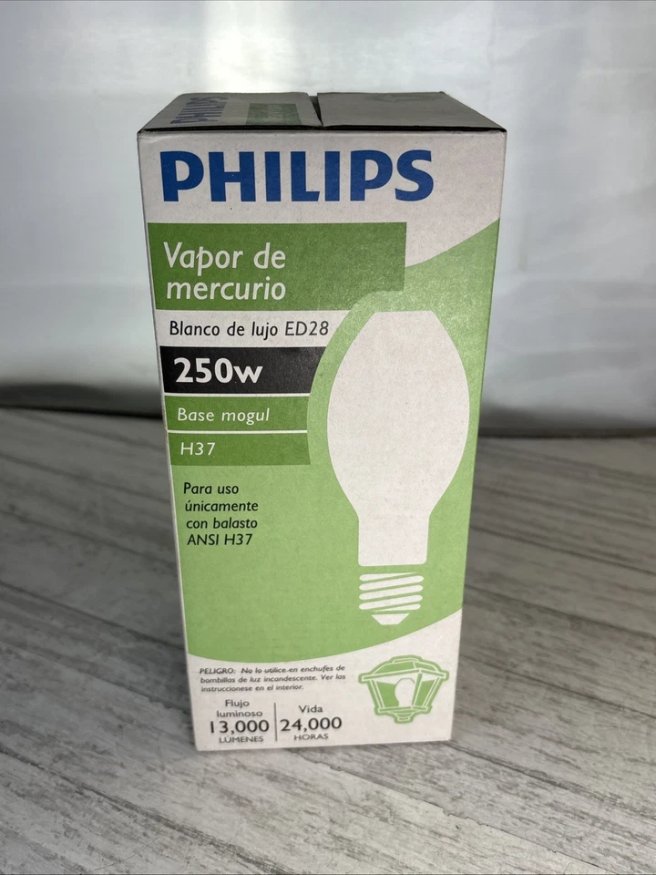 PHILIPS MERCURY VAPOR CLEAR BULB FOR PHILIPS 250 Watt Mogul Base - Image 2 of 3