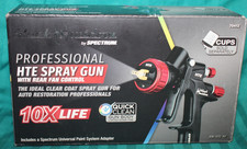 Black Widow Professional Hte Spray Gun Wrear Fan Control 70412bw-hte-rf - New Black Widow Professional Hte Spray Gun Wrear Fan Control 70412bw-hte-rf - New