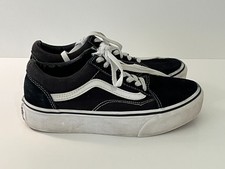 Vans Old Skool Classic Skate Shoes Black  White Unisex Men's 5.5 Women's 7.0