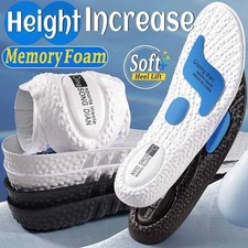 Solette Aumento Altezza Uomo Donna Invisibili Tacco Sollevamento Scarpe Più Alte Inserti Cuscinetti