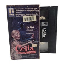 CELIA CHILD OF TERROR VHS Trylon Video 80s HORROR Rebecca Smart Ann Turner