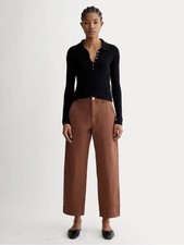 Everlane The Utility Straight-Leg Pant Rosewood Size 8R NWOT