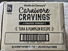 24 Pouches Stella & Chewy’s Carnivore Cravings Tuna & Pumpkin Recipe 2.8 oz 2026 7.86 per gallon