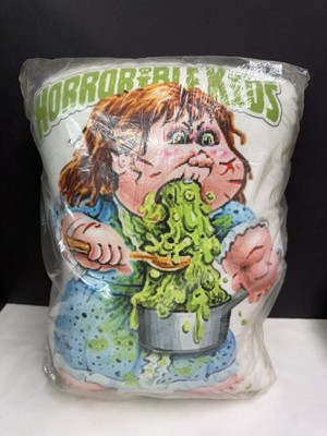 GARBAGE PAIL KIDS Horrorible Kids Throw Pillow Rare!