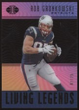 Rob Gronkowski #LL-RG 2018 Panini Illusions Living Legends Black Acetate SP /25