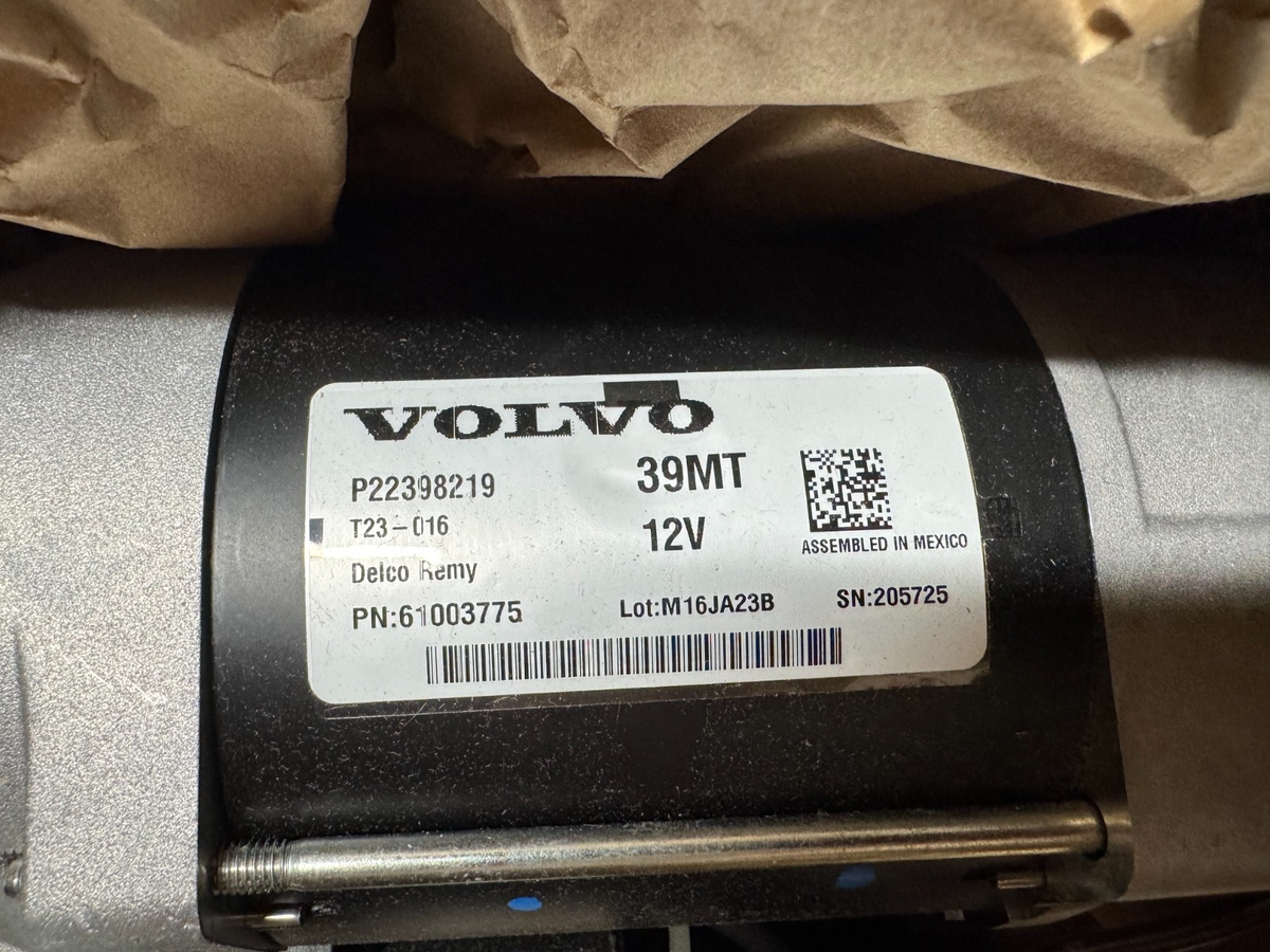 動力分電盤（1042） GENUINE OEM Volvo D13 Starter 22398219 Brand new (not reman) | eBay