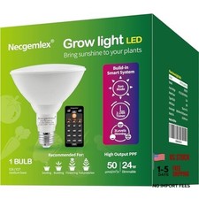 Smart LED PAR38 Grow Light, Dimmable, Sun Mode Dimming - Mimics Real Sunshine,