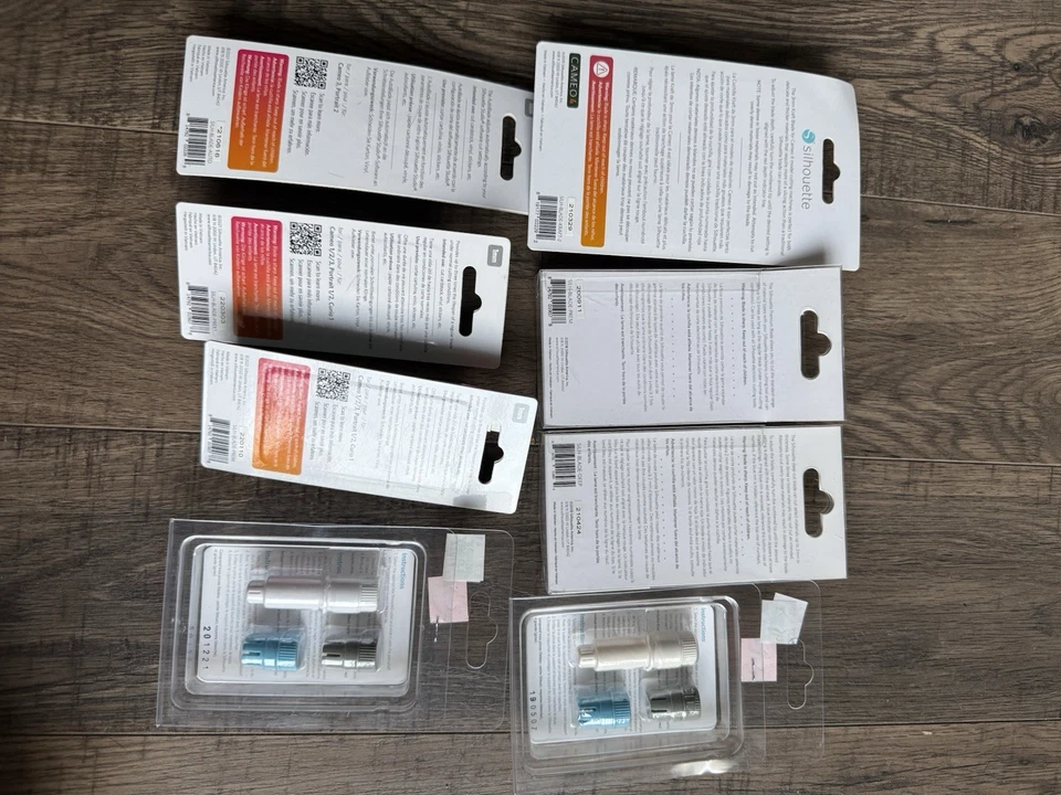 LOTE DE 8 - Cuchillas Silhouette Premium, Kraft y Automáticas - TOTALMENTE NUEVAS Foto 2 de 2