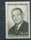 Francia - Correo 1964 Yvert 1412 usado   René Coty