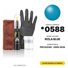 Touch Up Paint For Suzuki *0588 Rizla Blue Complete Touch Up Scratches And Shards