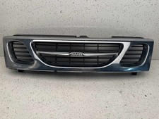 99 00 01 02 03 Saab 9-3 Grille Upper Chrome Shell With Painted Black Insert