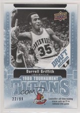 2009 Upper Deck Draft Edition Tournament Titans Blue 22/99 Darrell Griffith 0b2