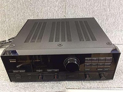 Sansui AU-A607 Vintage Integrated Amplifier 100W Stereo Amp Alpha-X Japan