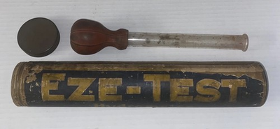 #ad Vintage EZE Test Hydrometer Sears Roebuck #4856 Orig Tube Box Display Only Prop $17.97