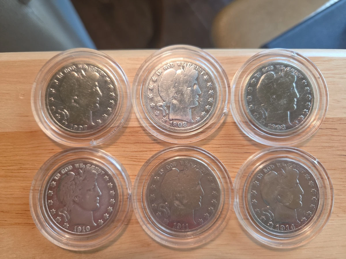 1907 Year Barber Half Dollars (1892-1915) for sale | eBay
