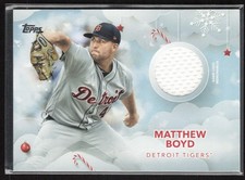 Matthew Boyd 2020 Topps Holiday Relics #WHR-MB Detroit Tigers