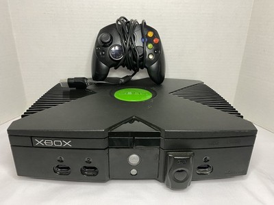 Microsoft Original Xbox console with OEM controller - Black - Tested/works