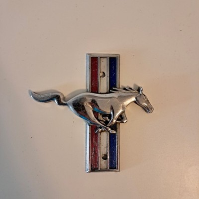 Original Ford Mustang Fender Emblem 64-66  Logo RH Running Horse SCOTT DRAKE