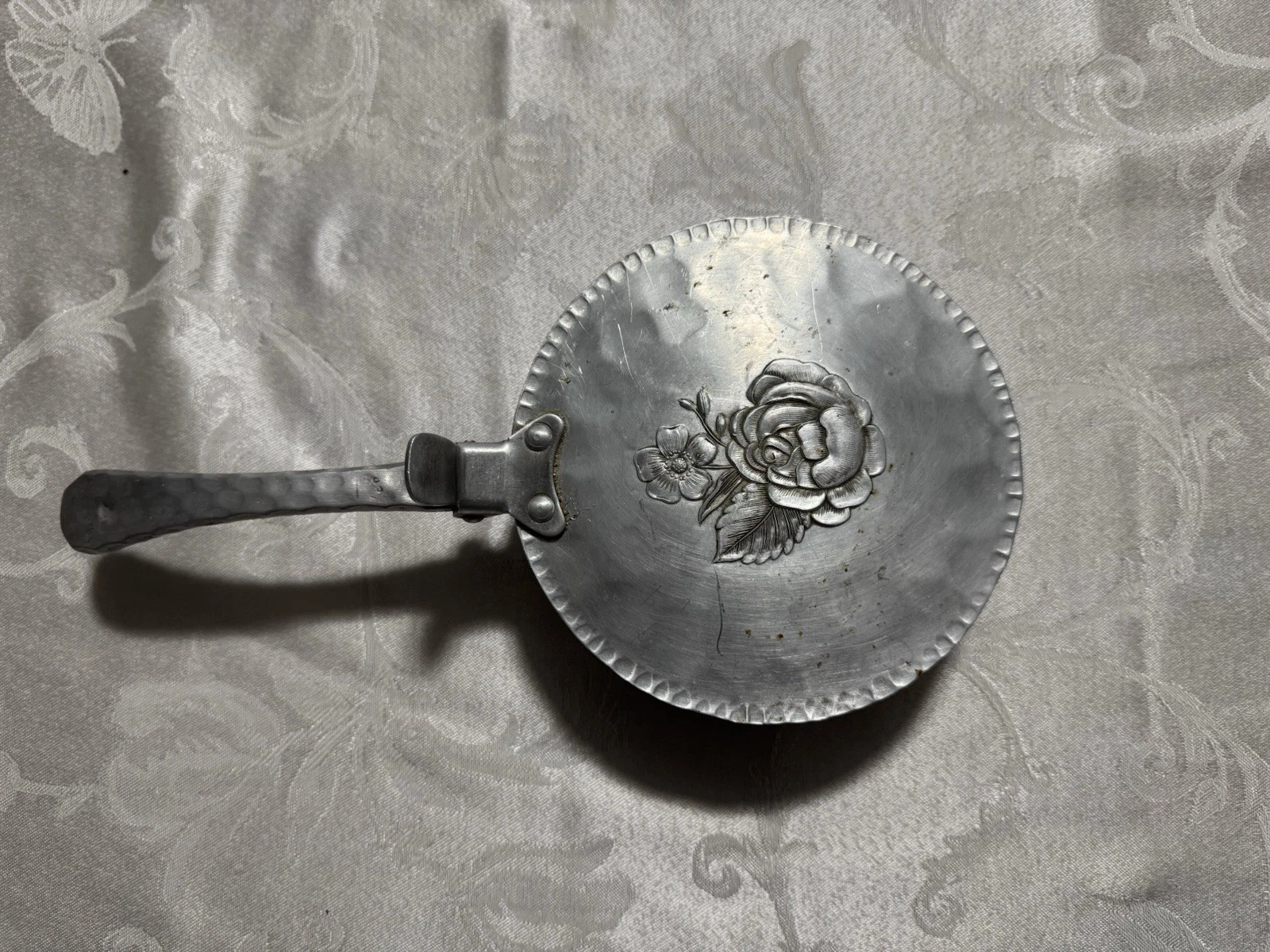 Antique Butter Pan with Lid