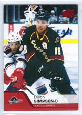 2020-21 Upper Deck AHL #68 Dillon Simpson Exclusives 031/100