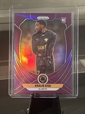 2025 Panini Prizm FIFA Club World Cup Al Ain FC RC Khalid Eisa Purple Prizm /125