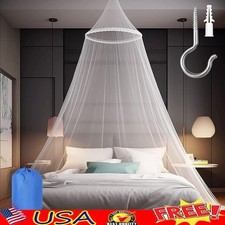 Lightweight Mosquito Net Bed Family Travel Easy Setup High Dome Protection New