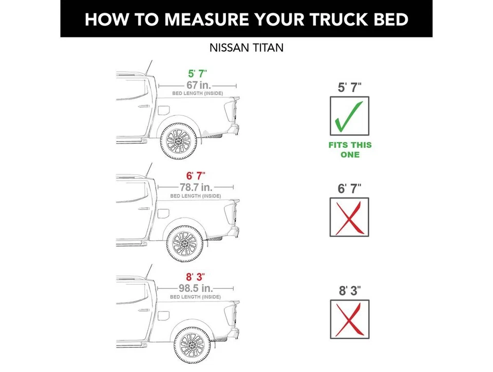 TruXedo Lo Pro Soft Roll Up Tonneau Cover Fits 2004-2015 Nissan Titan 5'7" Bed Foto 2 de 4