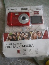 Vivitar Snap A Pic 20 Mega Pixel Digital Camera Red VXX14