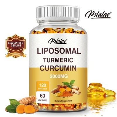 Liposomale Kurkuma-Curcumin-Kapseln 2000 mg   95 % Curcuminoide   Antioxidans