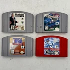 Nintendo 64 N64 Video Game Lot of 4 (Madden, NASCAR, Kobe NBA, Jeremy McGrath)