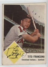 1963 Fleer Tito Francona #12 0lc5