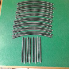 HORNBY RAILWAYS NICKEL SILVER TRACK 8 X R605 & 4 X R600 ALL IN PERFECT CONDITION