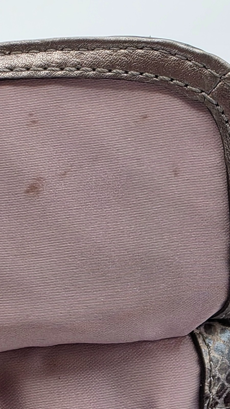 Coach Campbell SilverGray Python Exotic Snakeskin… - image 16